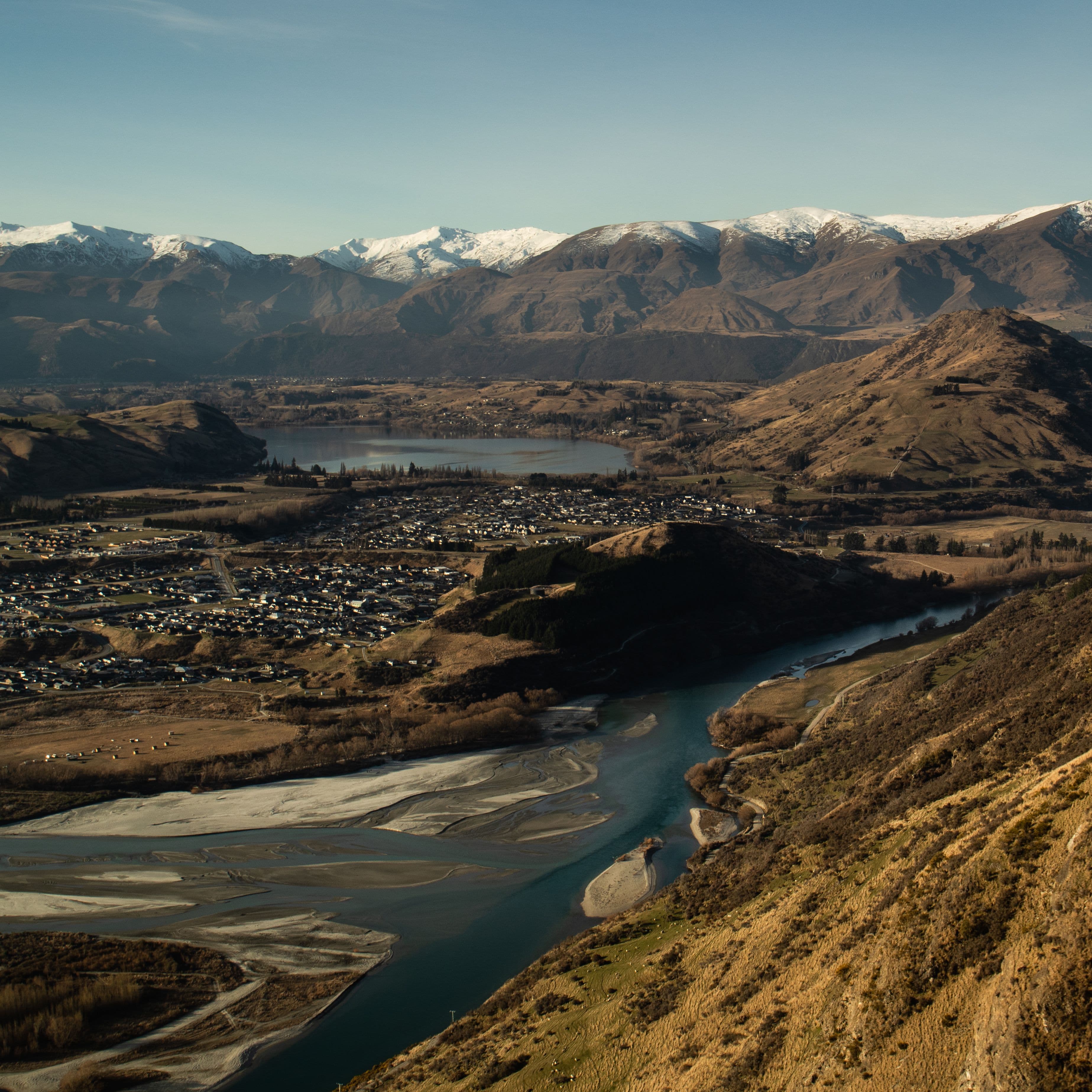 Queenstown landscape in New Zealand